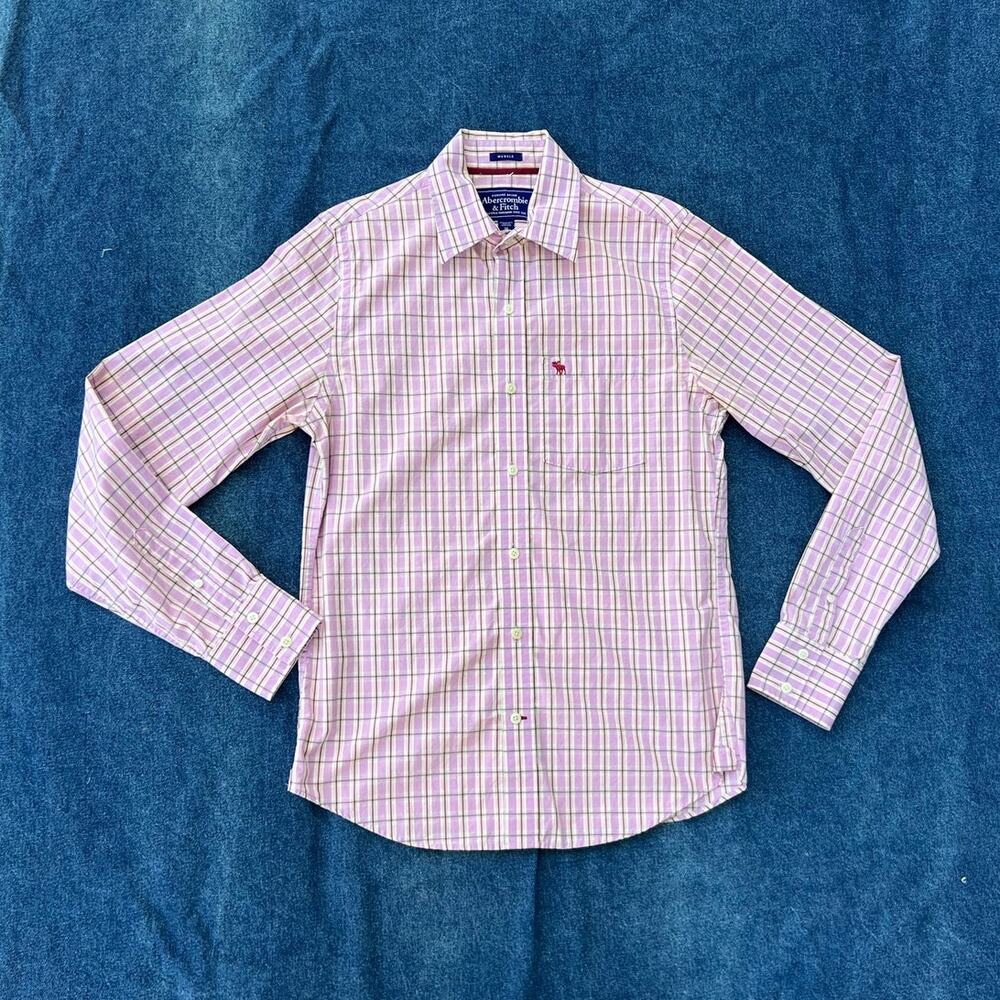 y2k Abercrombie & Fitch plaid top